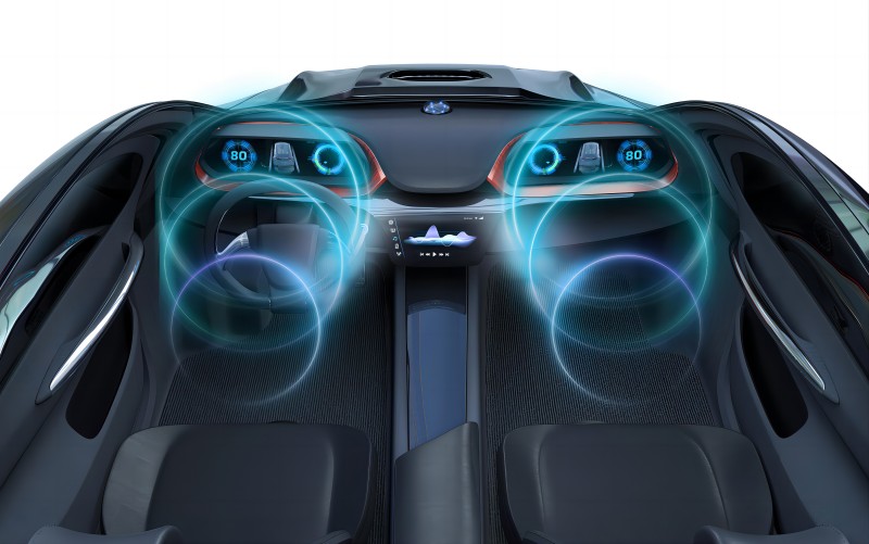 車內(nèi)空間定向音頻分區(qū)