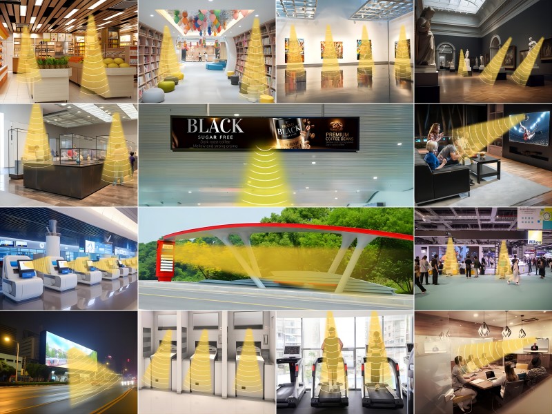 聲音定向傳播應(yīng)用場(chǎng)景集合