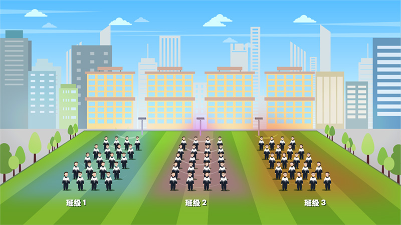 安靜操場系統定向發聲，不擾民