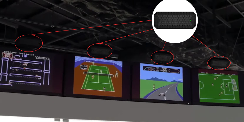 任天堂博物館安裝清聽聲學定向音箱