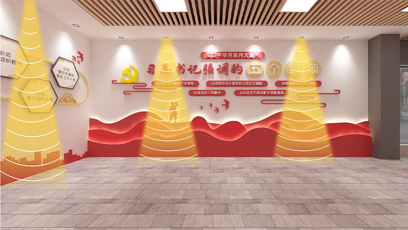 黨建活動室定向音箱發(fā)聲示意圖