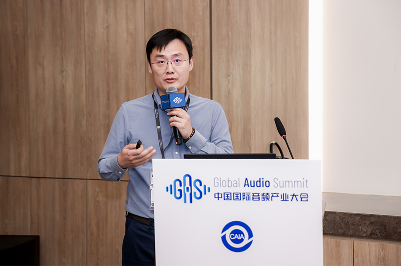 清聽聲學CTO匡正博士發表演講