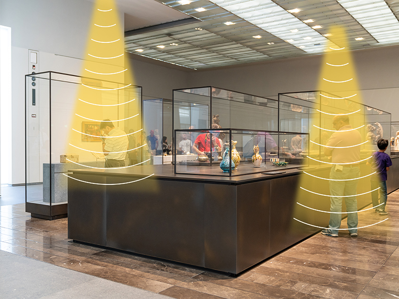 展廳定向音箱，聲音分區(qū)，互不干擾