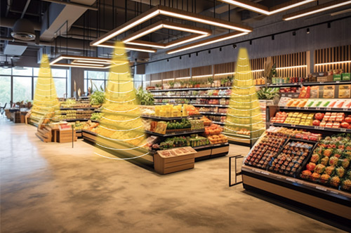 商場超市定向發(fā)聲,音區(qū)獨(dú)立,互不干擾