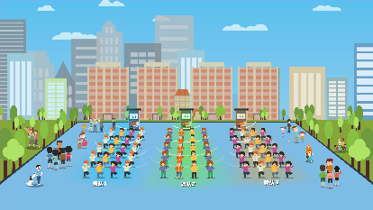 廣場舞有源定向音箱使用效果圖